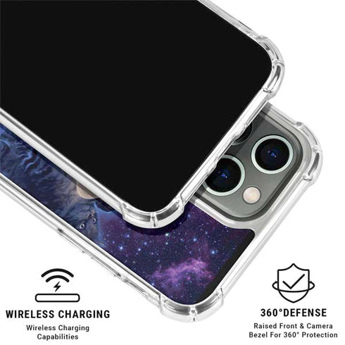 Cosmic Kittens by Vincent Hie iPhone 16 Pro Clear Case